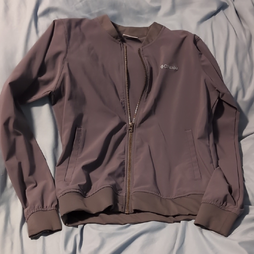 Columbia Women's Taupe Lightweight Bomber Jacket